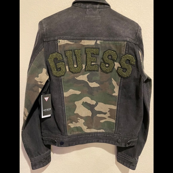 Guess Dillon Jacket- black faded denim jacket - Picture 5 of 7